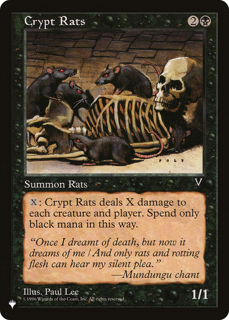Crypt Rats [PLST-VIS-55]