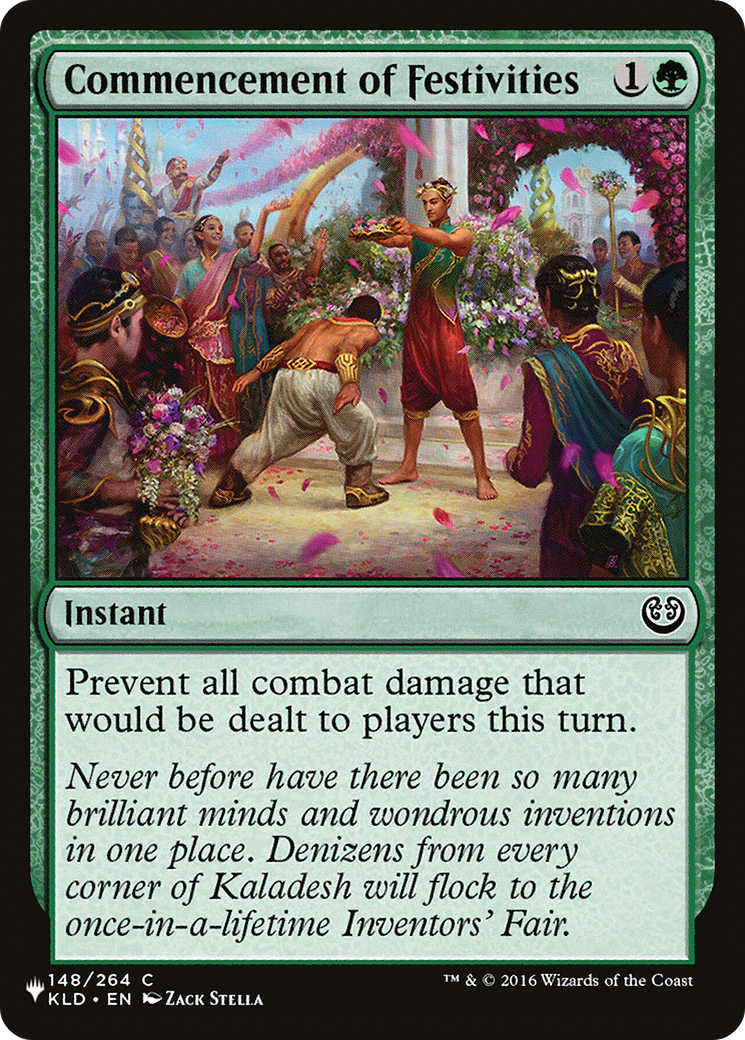 Commencement of Festivities [PLST-KLD-148]