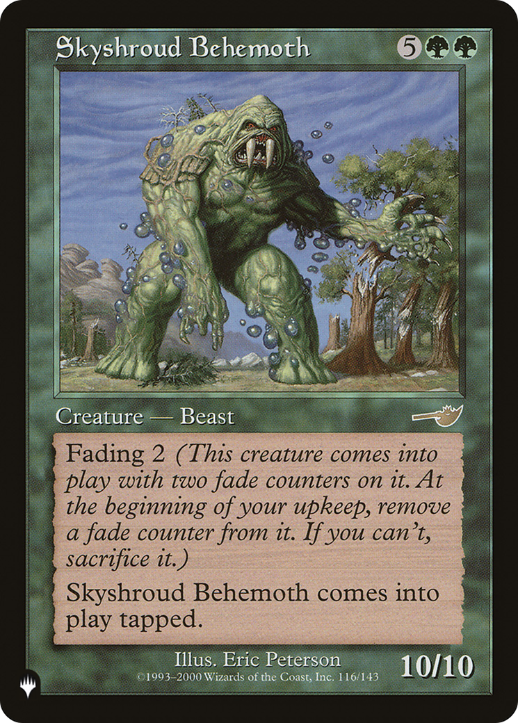 Skyshroud Behemoth [PLST-NEM-116]