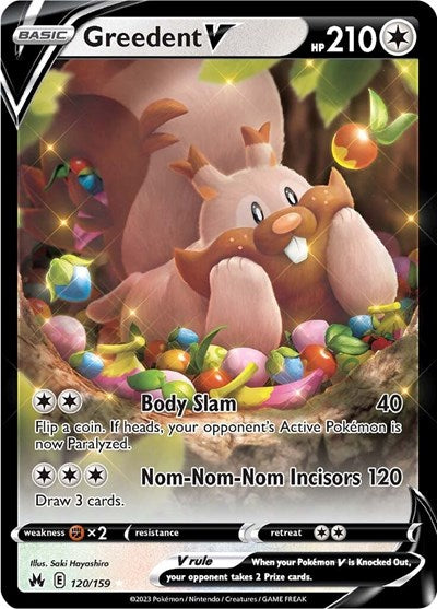 Greedent V - 120/159 (Ultra Rare) [CRZ-120-UR]