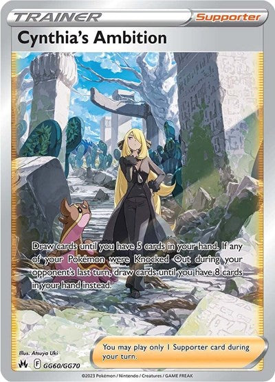 Cynthia's Ambition - GG60/GG70 (Ultra Rare) [CRZ-GG60-UR]