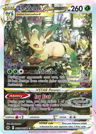 Leafeon VSTAR - GG35/GG70 (Ultra Rare) [CRZ-GG35-UR]