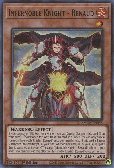 Infernoble Knight - Renaud (Super Rare) [AMDE-EN038-SuR]