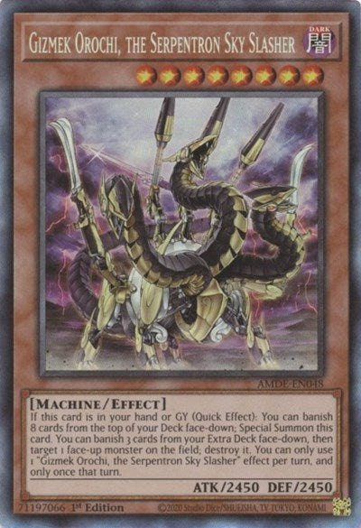 Gizmek Orochi, the Serpentron Sky Slasher (Collector's Rare) [AMDE-EN048-CR]