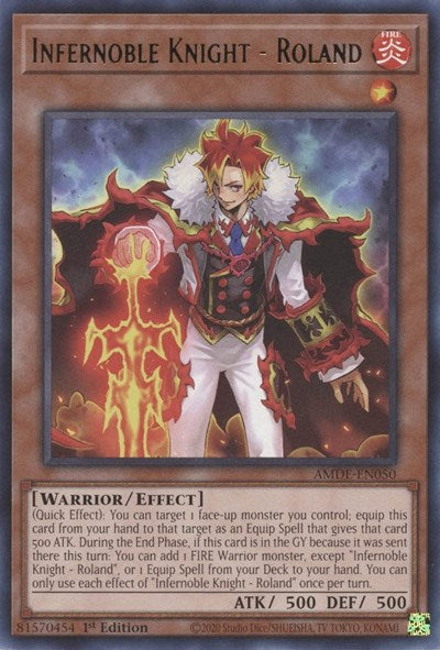 Infernoble Knight - Roland (Rare) [AMDE-EN050-R]