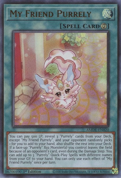 My Friend Purrely (Ultra Rare) [AMDE-EN020-UR]