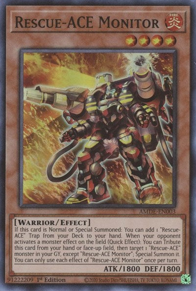 Rescue-ACE Monitor (Super Rare) [AMDE-EN003-SuR]