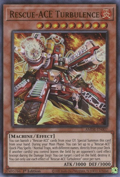 Rescue-ACE Turbulence (Ultra Rare) [AMDE-EN007-UR]