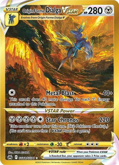 Origin Forme Dialga VSTAR - GG68/GG70 (Secret Rare) [CRZ-GG68-SR]