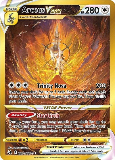 Arceus VSTAR - GG70/GG70 (Secret Rare) [CRZ-GG70-SR]