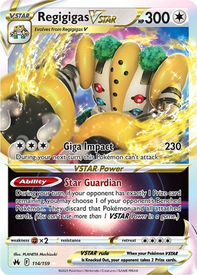 Regigigas VSTAR - 114/159 (Ultra Rare) [CRZ-114-UR]