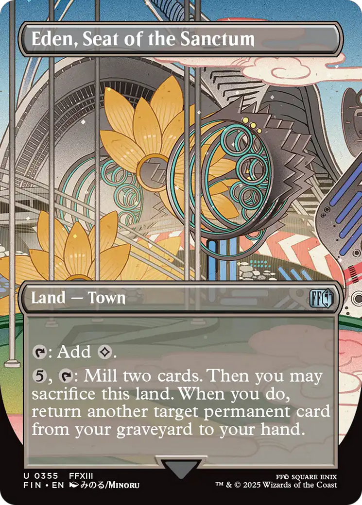 Eden, Seat of the Sanctum - Borderless - Full Art [FIN-355]