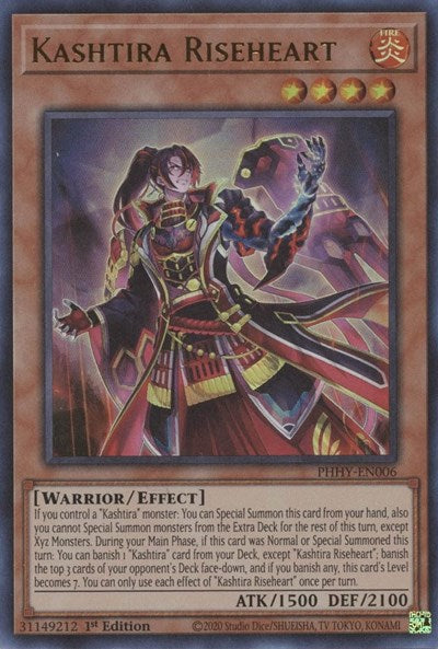 Kashtira Riseheart (Ultra Rare) [PHHY-EN006-UR]