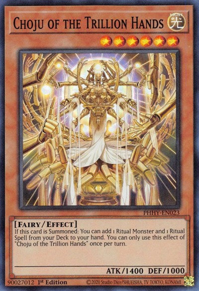 Choju of the Trillion Hands (Super Rare) [PHHY-EN023-SuR]