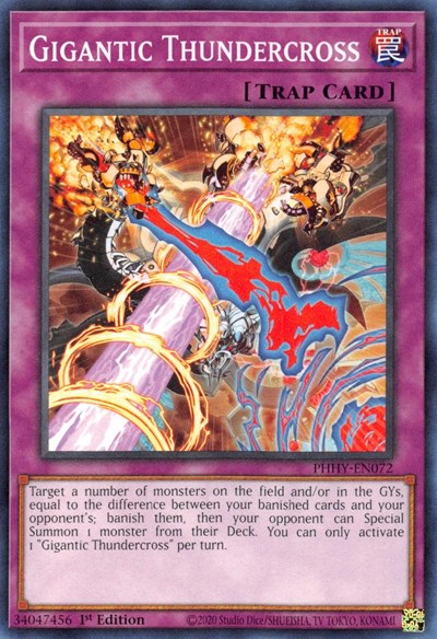 Gigantic Thundercross (Common) [PHHY-EN072-C]
