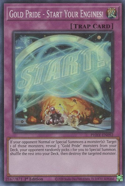 Gold Pride - Start Your Engines! (Super Rare) [PHHY-EN092-SuR]