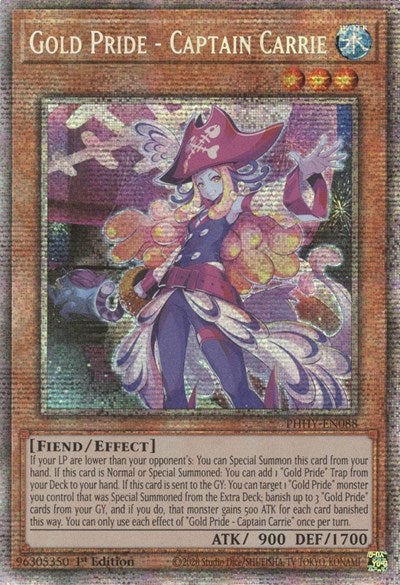 Gold Pride - Captain Carrie (Starlight Rare) [PHHY-EN088-StR]