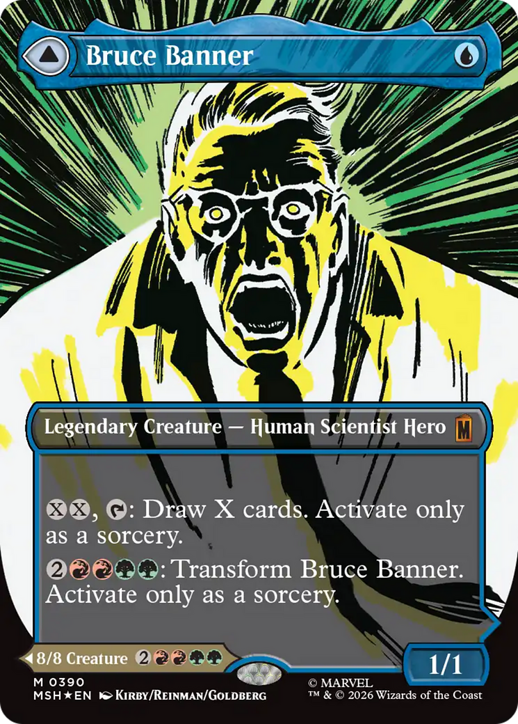 Bruce Banner // The Incredible Hulk - Borderless [MSH-390]