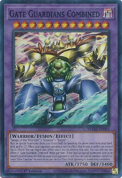 Gate Guardians Combined (Super Rare) [MAZE-EN003-SuR]