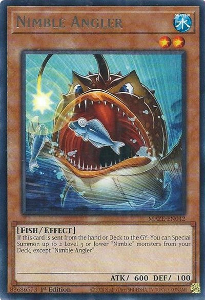 Nimble Angler (Rare) [MAZE-EN042-R]