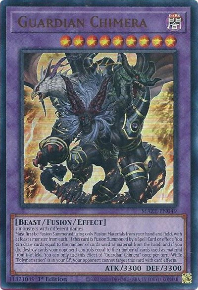 Guardian Chimera (Ultra Rare) [MAZE-EN049-UR]