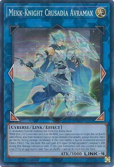 Mekk-Knight Crusadia Avramax (Super Rare) [MAZE-EN054-SuR]