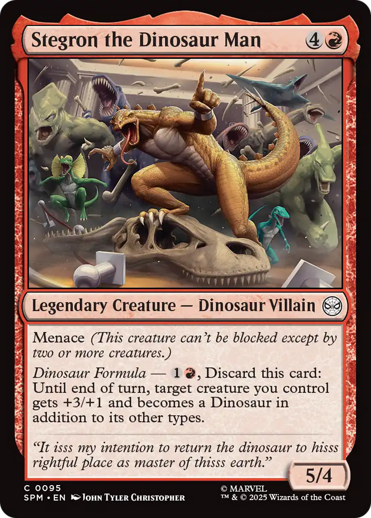 Stegron the Dinosaur Man [SPM-95]