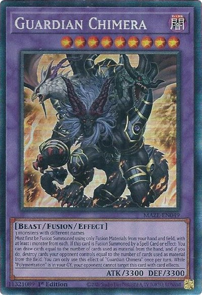 Guardian Chimera (Collector's Rare) [MAZE-EN049-CR]