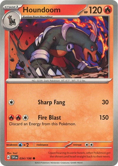 Houndoom - 034/198 (Common) [SVI-034-C]