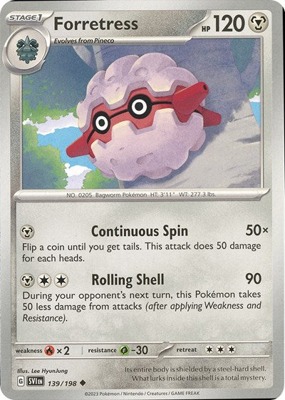Forretress - 139/198 (Uncommon) [SVI-139-U]