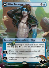 Oko, Lorwyn Liege // Oko, Shadowmoor Scion - Borderless - Full Art [ECL-287]