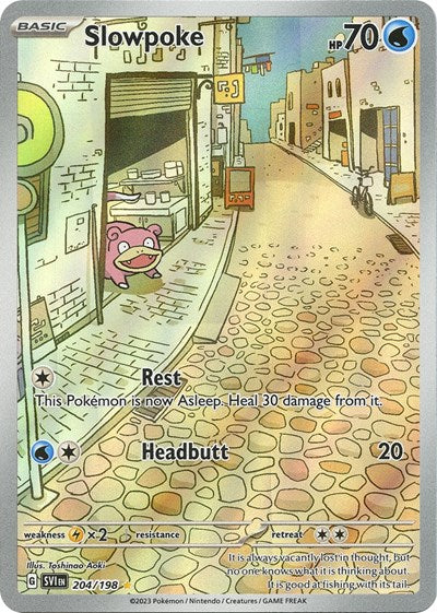 Slowpoke - 204/198 (Illustration Rare) [SVI-204-IR]