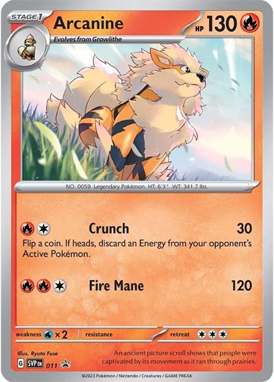 Arcanine - 011 (Promo) [SVP-011-PROMO]