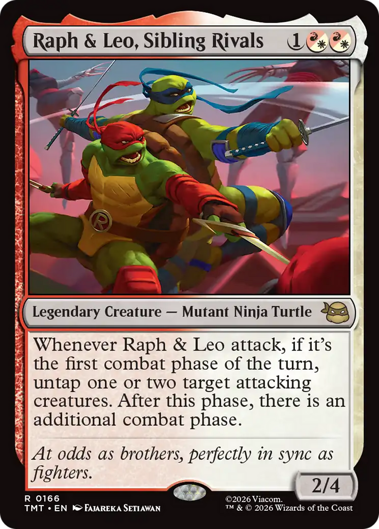 Raph & Leo, Sibling Rivals [TMT-166]
