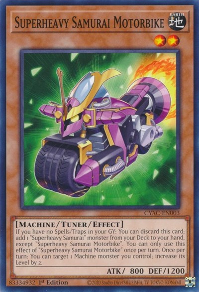 Superheavy Samurai Motorbike (Common) [CYAC-EN003-C]