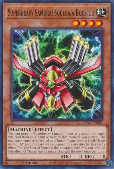 Superheavy Samurai Soulgaia Booster (Common) [CYAC-EN005-C]