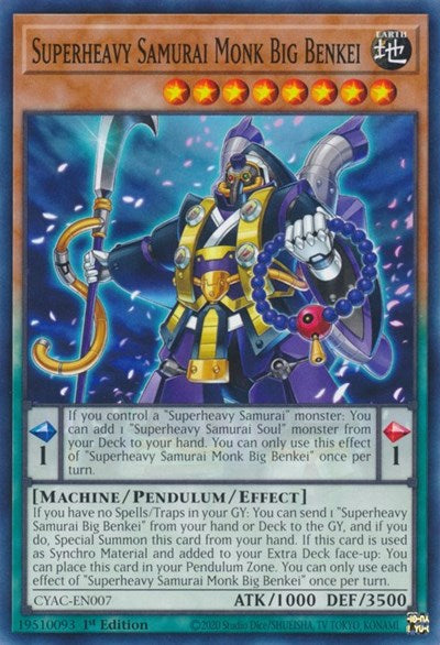 Superheavy Samurai Monk Big Benkei (Common) [CYAC-EN007-C]