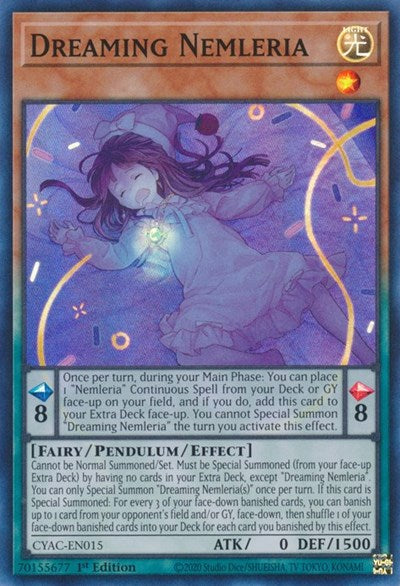 Dreaming Nemleria (Super Rare) [CYAC-EN015-SuR]