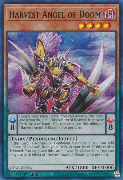 Harvest Angel of Doom (Super Rare) [CYAC-EN026-SuR]
