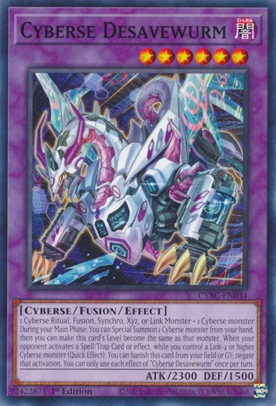 Cyberse Desavewurm (Common) [CYAC-EN034-C]