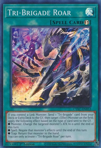 Tri-Brigade Roar (Super Rare) [CYAC-EN053-SuR]