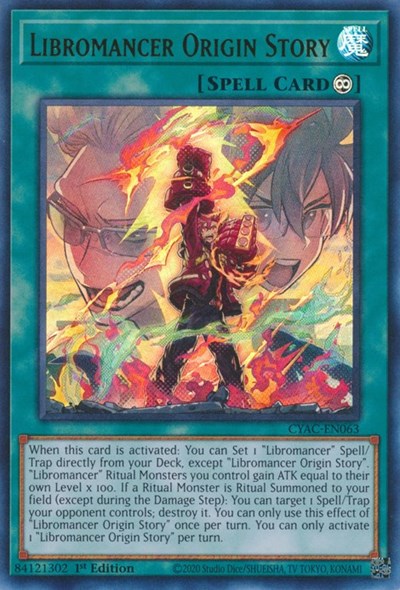 Libromancer Origin Story (Ultra Rare) [CYAC-EN063-UR]