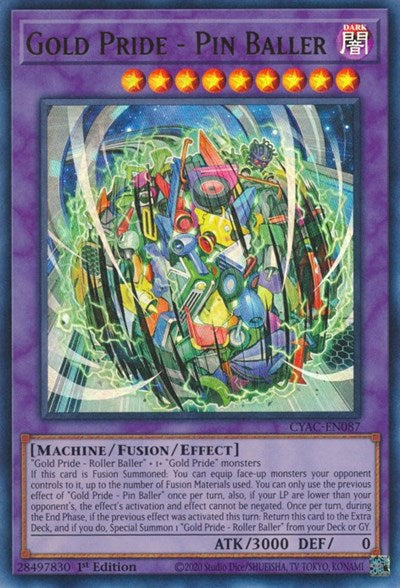 Gold Pride - Pin Baller (Ultra Rare) [CYAC-EN087-UR]