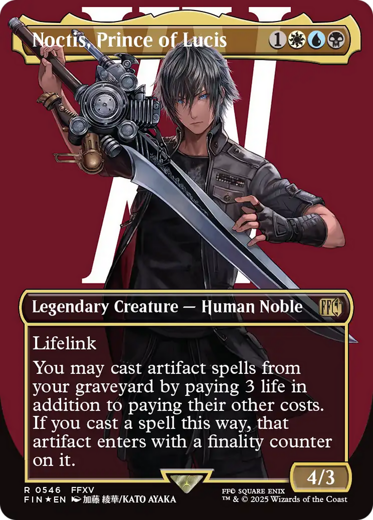 Noctis, Prince of Lucis - Borderless - Surge Foil - Full Art [FIN-546]