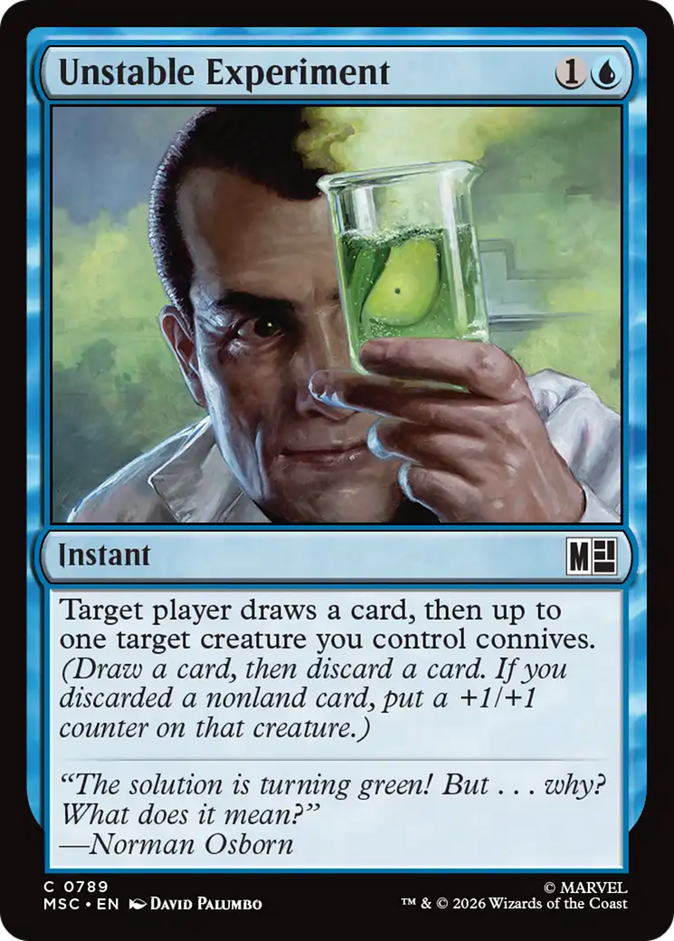 Unstable Experiment [MSC-789]
