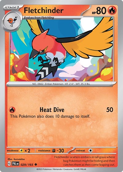 Fletchinder - 029/193 (Uncommon) [PAL-029-U]