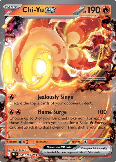 Chi-Yu ex - 040/193 (Double Rare) [PAL-040-DR]