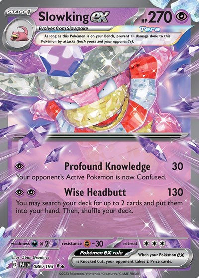 Slowking ex - 086/193 (Double Rare) [PAL-086-DR]