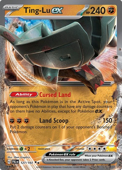 Ting-Lu ex - 127/193 (Double Rare) [PAL-127-DR]