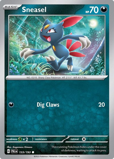 Sneasel - 133/193 (Common) [PAL-133-C]